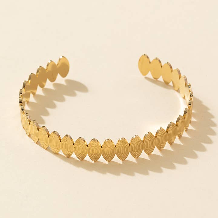 Blossom bijoux - Vendita all'ingrosso Bracciale a polsino - BRACCIALE BANGLE IN ACCIAIO INOSSIDABILE 24BRA1310