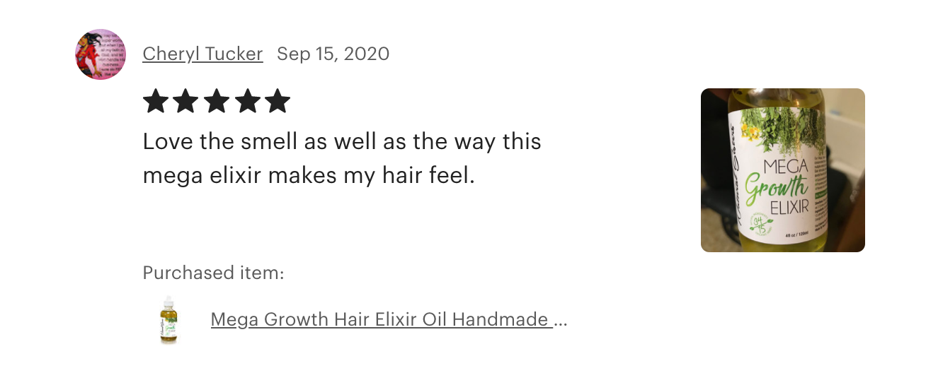 Nature's Lab - Natural Sisters - Vendita all'ingrosso Oli per capelli - Mega Growth Hair Elixir (piccolo), 2 once, per la crescita dei capelli, confezione da 310