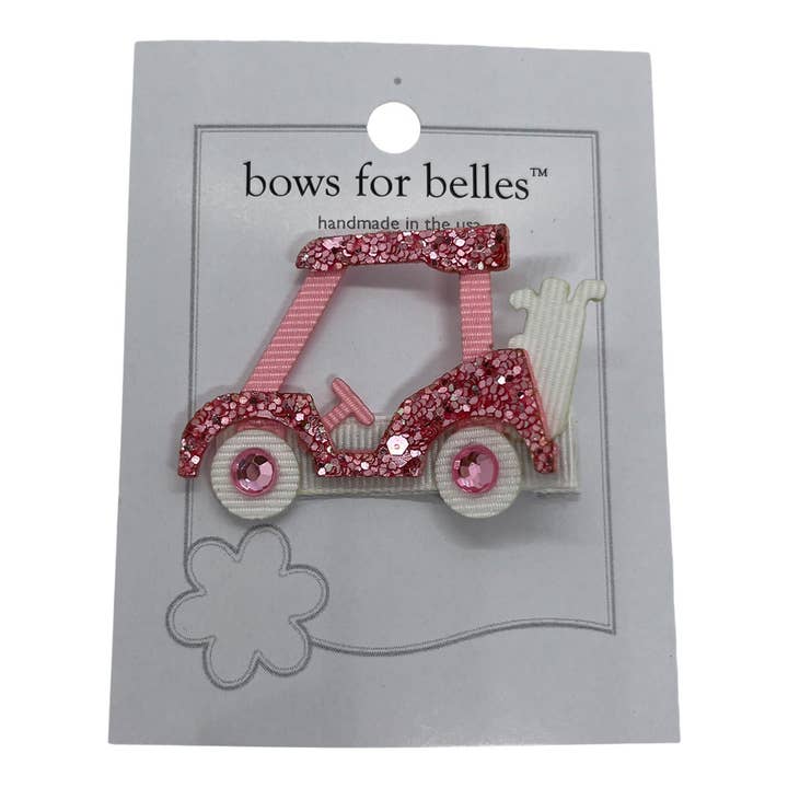 Bows For Belles, LLC - Wholesale Hair Clip - Kids - 01 Golf Cart1