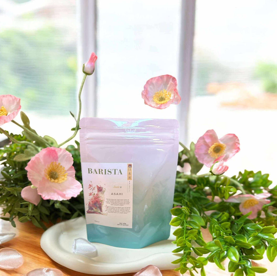 Lisata - Wholesale Health/Detox Tea - ASAHI – Barista Matcha - 40gr0