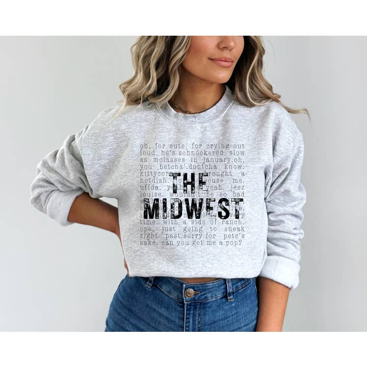 85th Avenue Shop - Wholesale Sweatshirt - Unisex - The Midwest Crewneck2