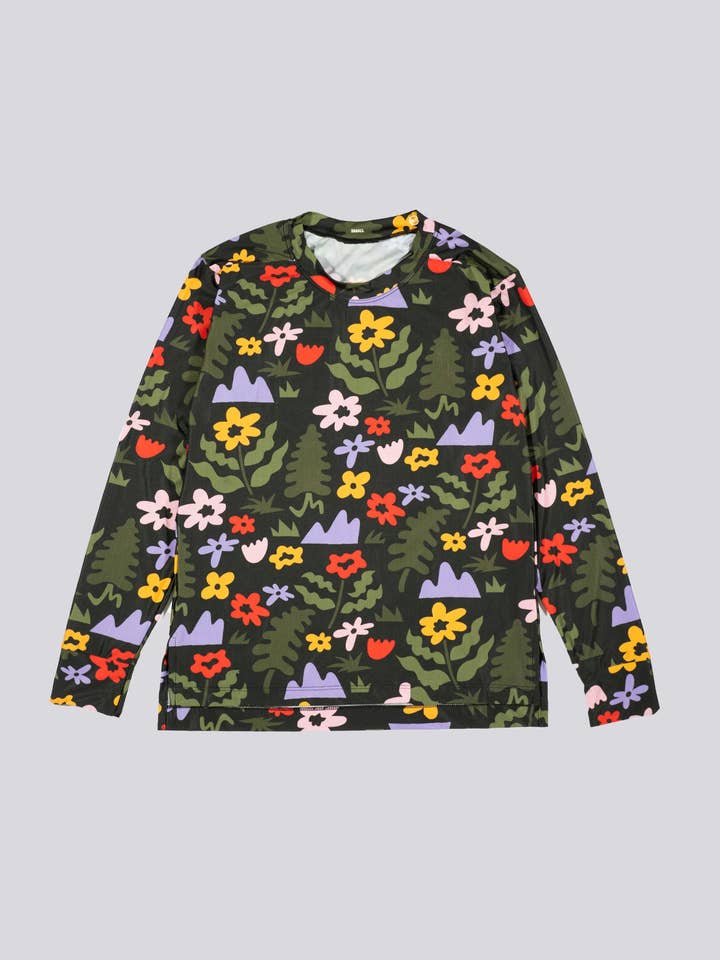 The Athletic x Will Bryant - Women's Alpine Meadow Long Sleeve Tech Tee for wholesale by The Athletic Community