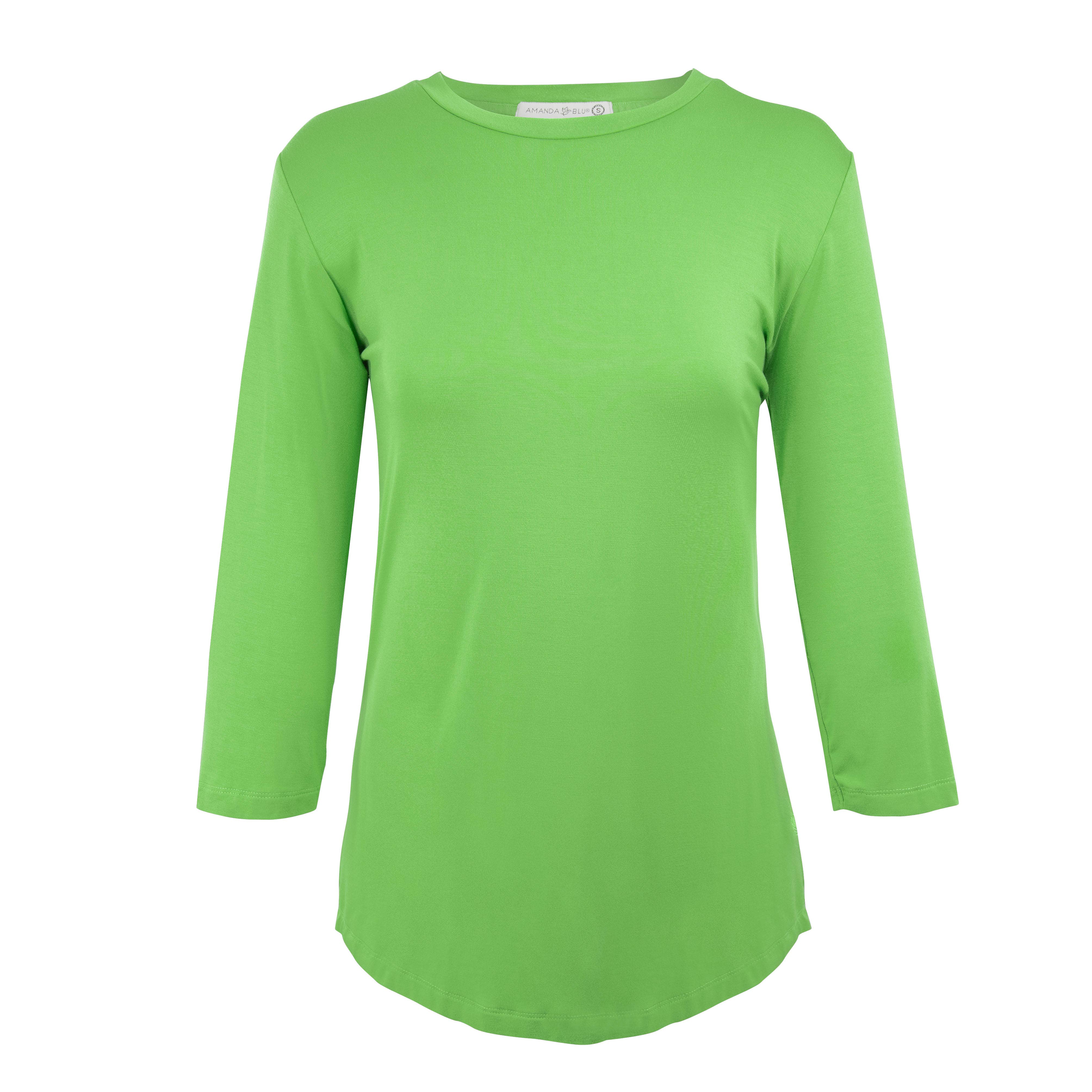 Amanda Blu - Vente T-shirt – femme - T-shirts à manches 3/4 | 10 options de couleur | Collection Luxe Tees12