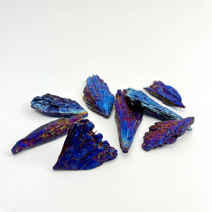 Rainbow Titanium Kyanite Fans for wholesale by Pelham Grayson Rose