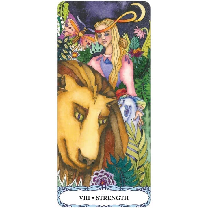 U.S. Games Systems Inc. - Wholesale Tarot Cards - Tarot Of A Moon Garden Borderless Deck & Book Set1