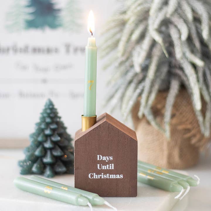 Mini Advent Set of 24 Candles with Holder and other Purchase Wholesale custom advent calendar box. Free Returns & Net 60 Terms on Faire trending on Faire.