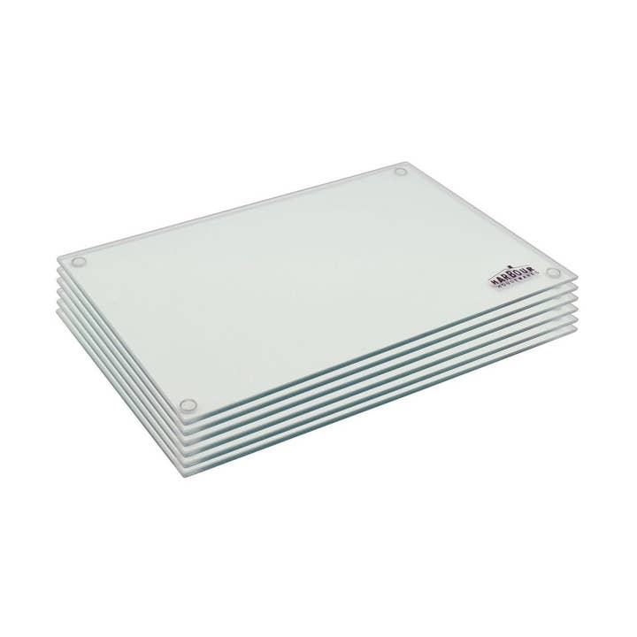 Harbour Housewares Klassieke glazen placemat 400x300mm - Helder voor wholesale door Rinkit Ltd