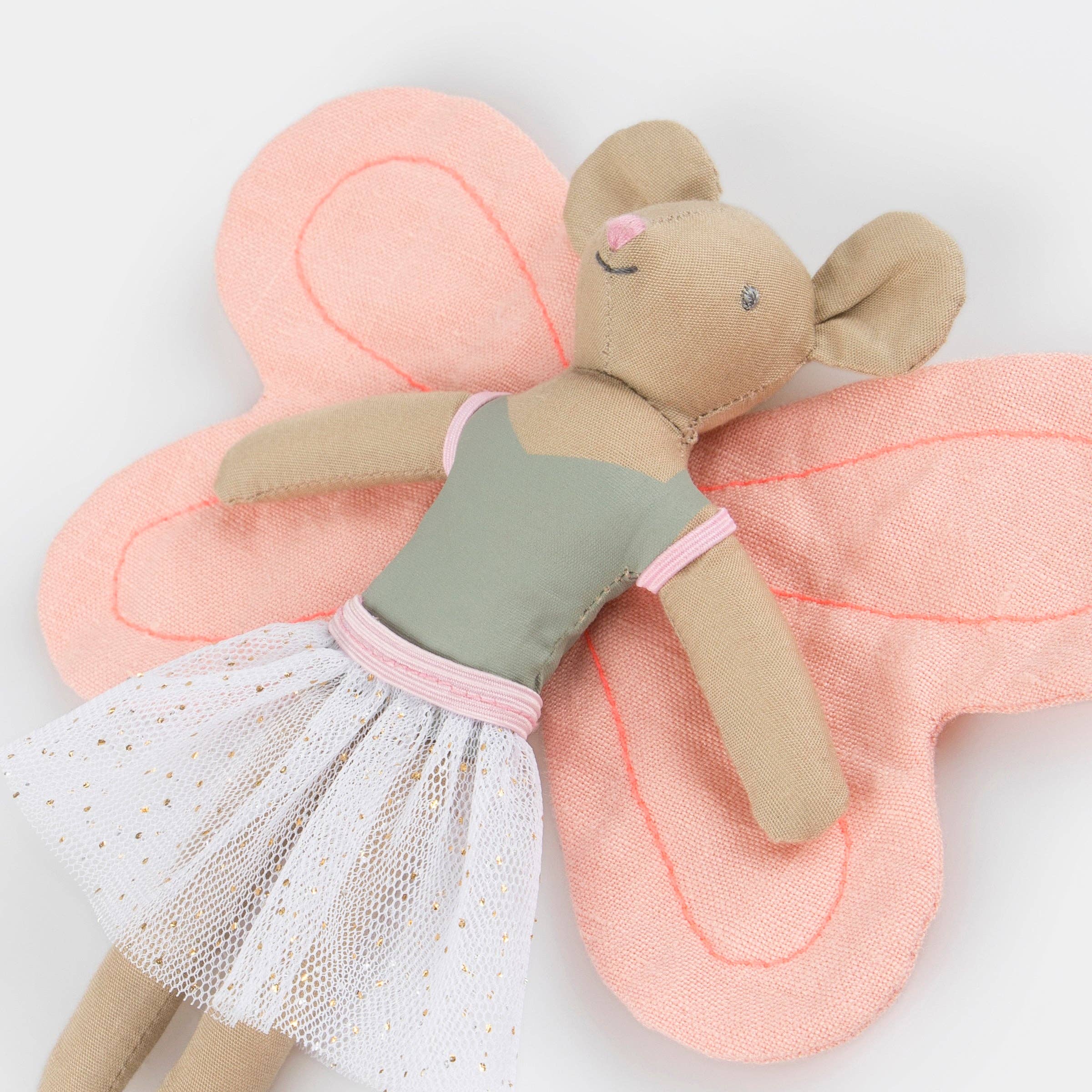 Meri Meri – wholesale Doll – Kids – Mushroom Mouse Mini Doll3