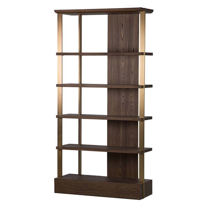 Hylla i MDF och rostfritt stål, Noblesse, 112 x 41 x 218 cm för wholesale av Ethan Chloe - GARPE GROUP - GARCIA PÉREZ Y CÍA S.L.