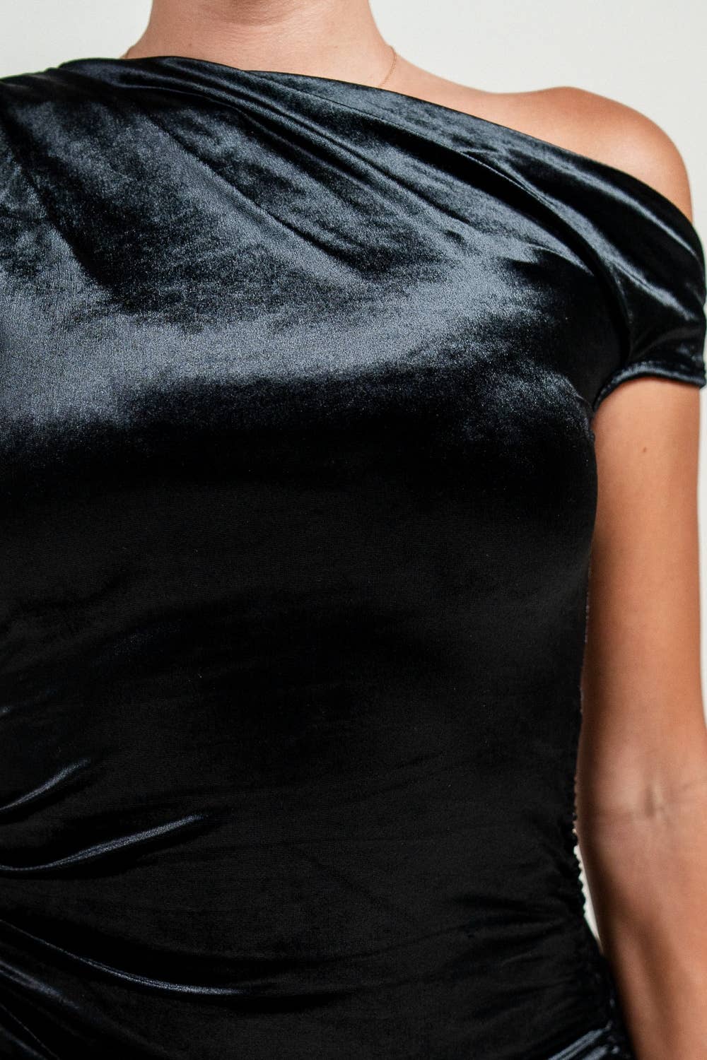 PRIVY - Vendita all'ingrosso Vestito - Donna - ABITO MIDI ASIMMETRICO EFFETTO LAVATO USURATO HD30117E-W4