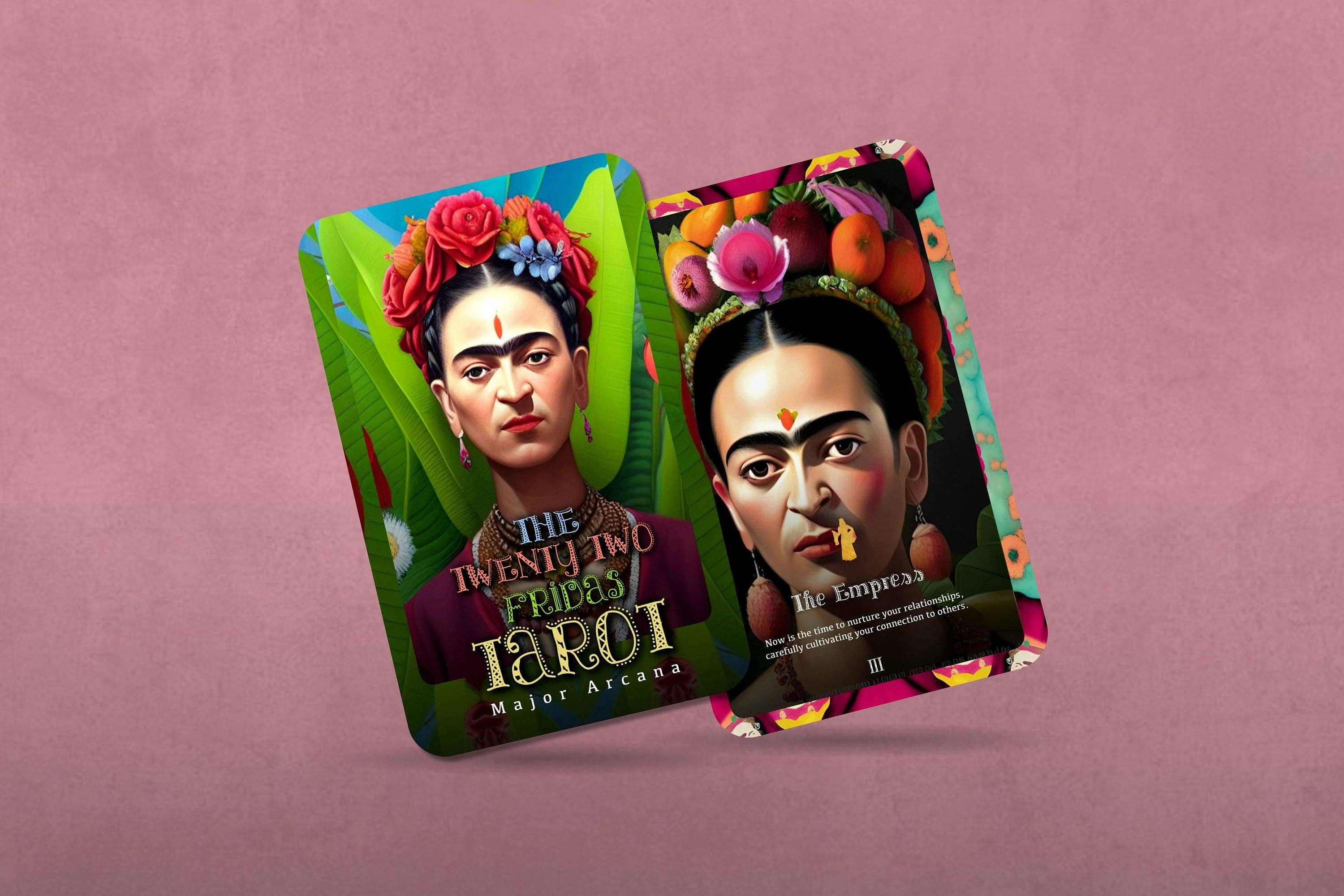 IBIZA TAROT - Vendita all'ingrosso Tarocchi - Twenty Two Fridas Tarot - Major Arcano - 22 illustrazioni ispirate a Frida Khalo9