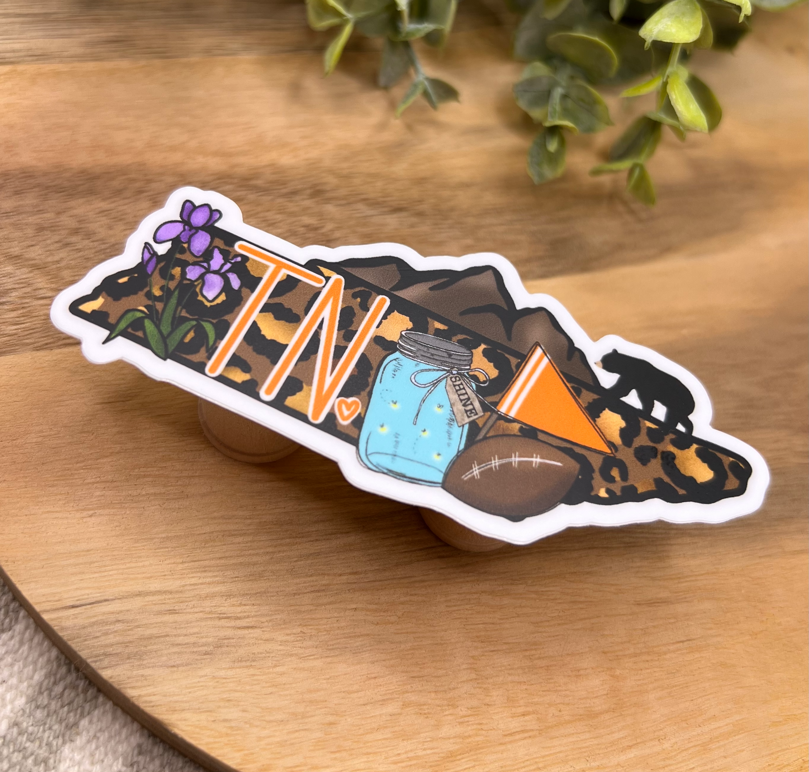 Crafted by Chris Co. - Wholesale Sticker - Tennessee Waterproof Sticker0