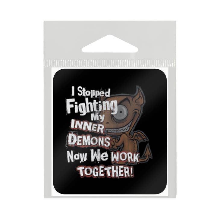 Autocollant en vinyle - Dessin animé de bouffon pour la vente par Jester Clothing Company