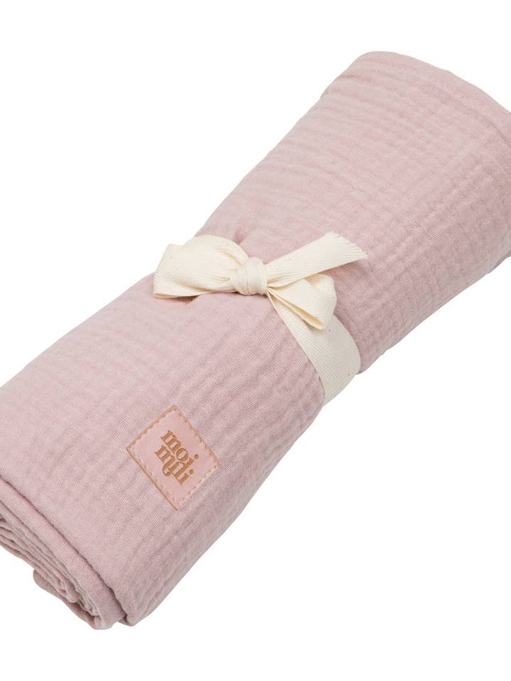 Musselin Baby Wickeldecke
„Baby Rosa“ für den Großhandel von Moi Mili