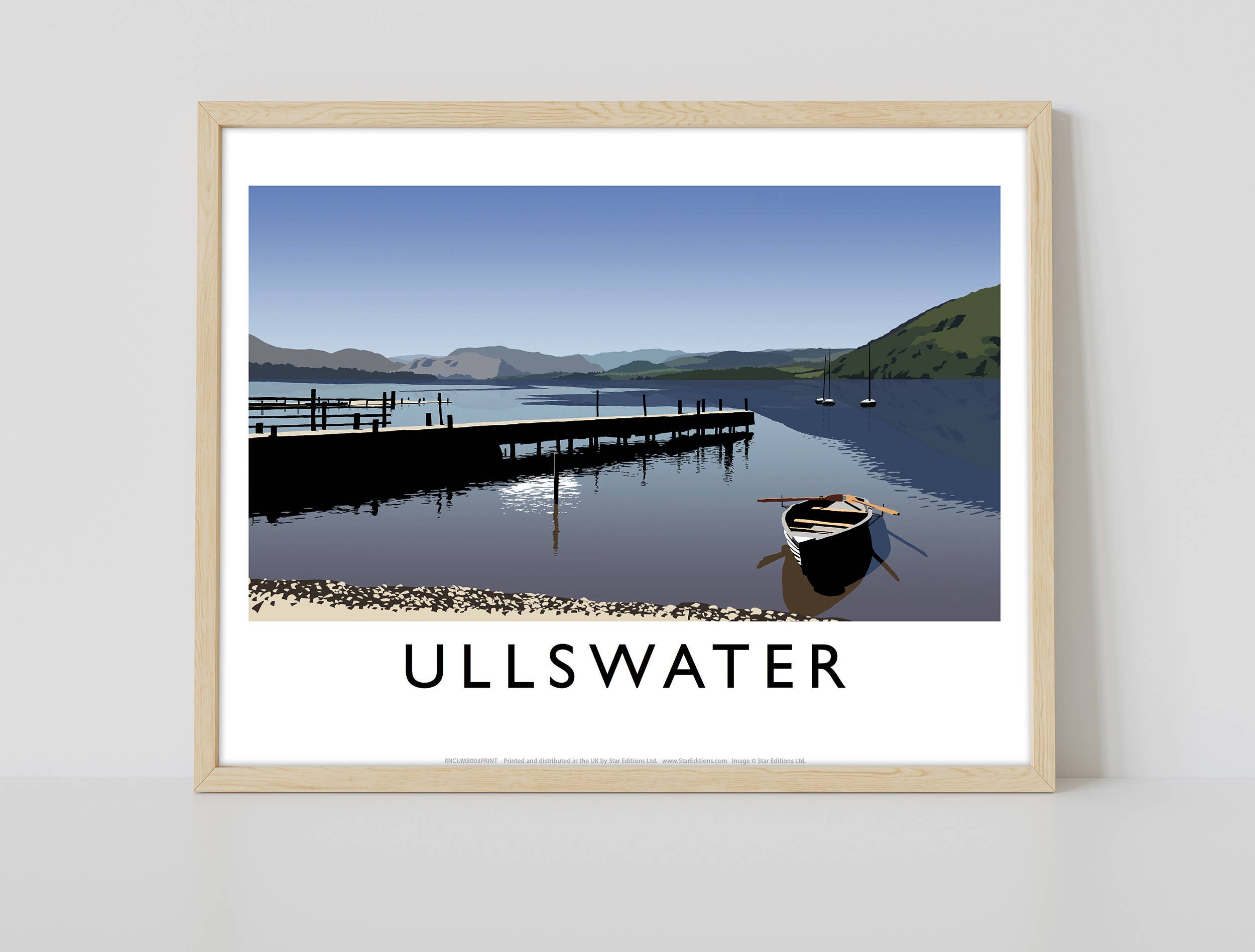Star Editions – wholesale Art print – Ullswater By Artist Richard O'Neill - Premium Art Print1