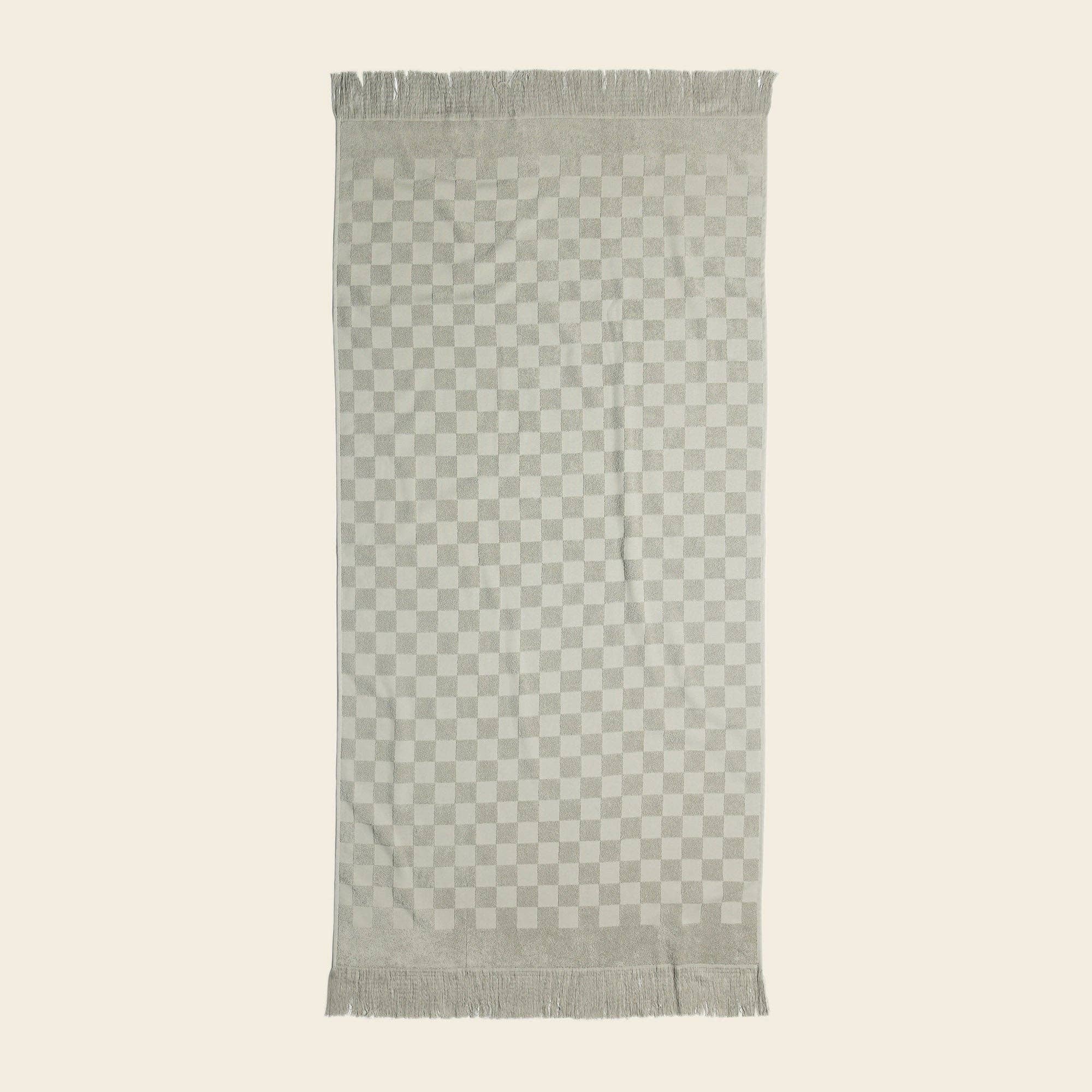 Happy Place Brand - Wholesale Bath Towel - Organic Checkered Bath Towel2