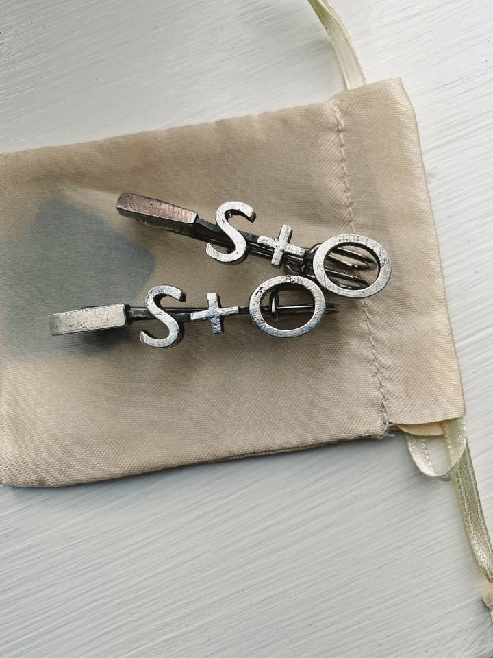 I-S+O sliver sterling brooch for wholesale by ISO Studio