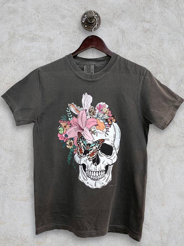 CC DTF LILLY SKULL MAGLIETTE, MAGLIETTE, T-SHIRTS, per la vendita all'ingrosso da parte di L&B Life