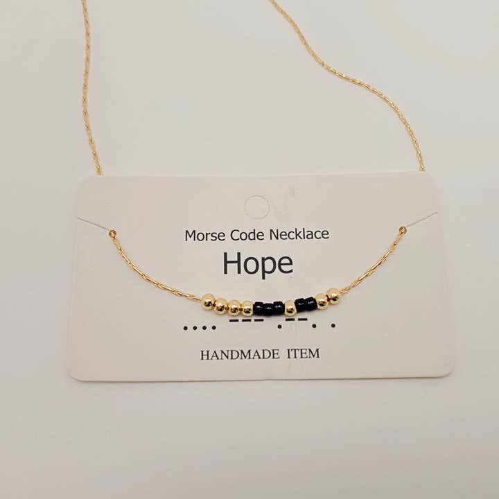 Mio Queena - Wholesale Link & chain necklace - Handmade “Fuck off” Morse Code Necklace9