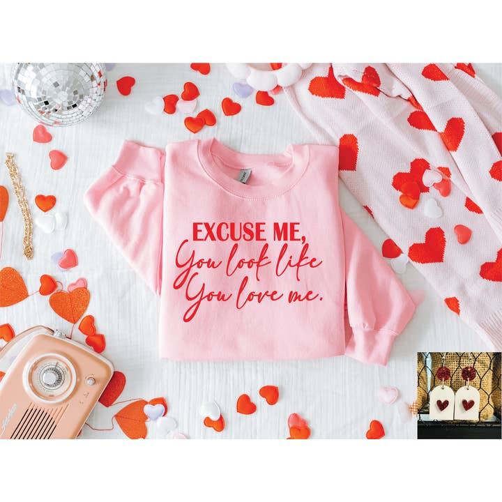 Southern Attitude Designs Inc – Camisola gráfica - Unissexo por atacado – Tu pareces que me amas