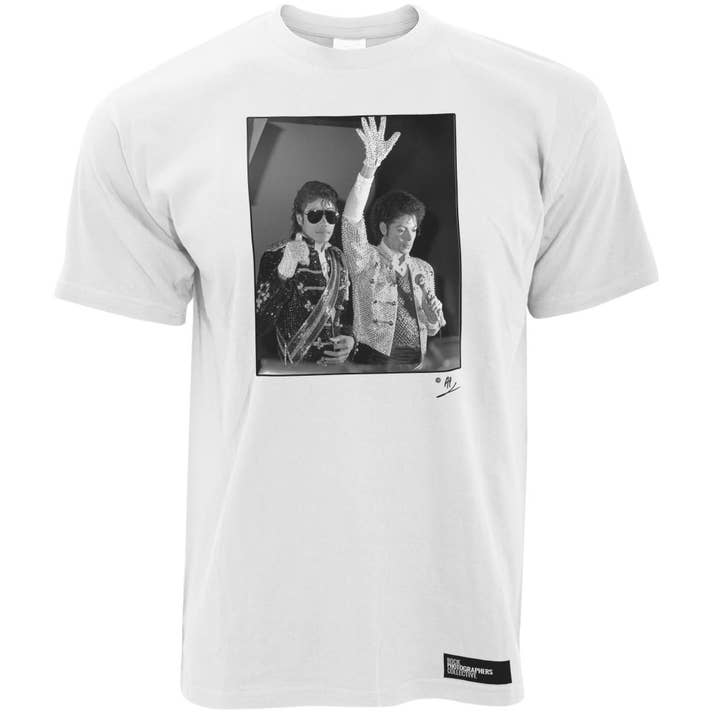 Rock Photographers Collective – Großhandel T-Shirt (Grafikdruck) – Herren – Michael Jackson Herren T-Shirt mit Waxwork AP