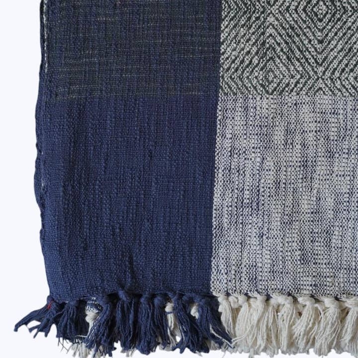 Annahmol - Wholesale Bedding Set - Natural Dye/Organic Cotton Bed Cover/Blanket/Throw (97x65in)