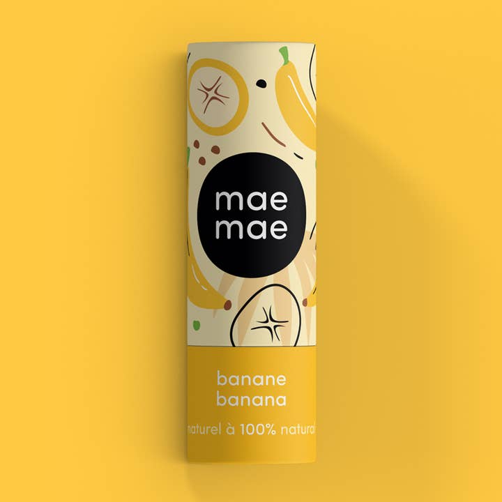 Baume à lèvres naturel Banana pour la vente par Maemae Natural Products