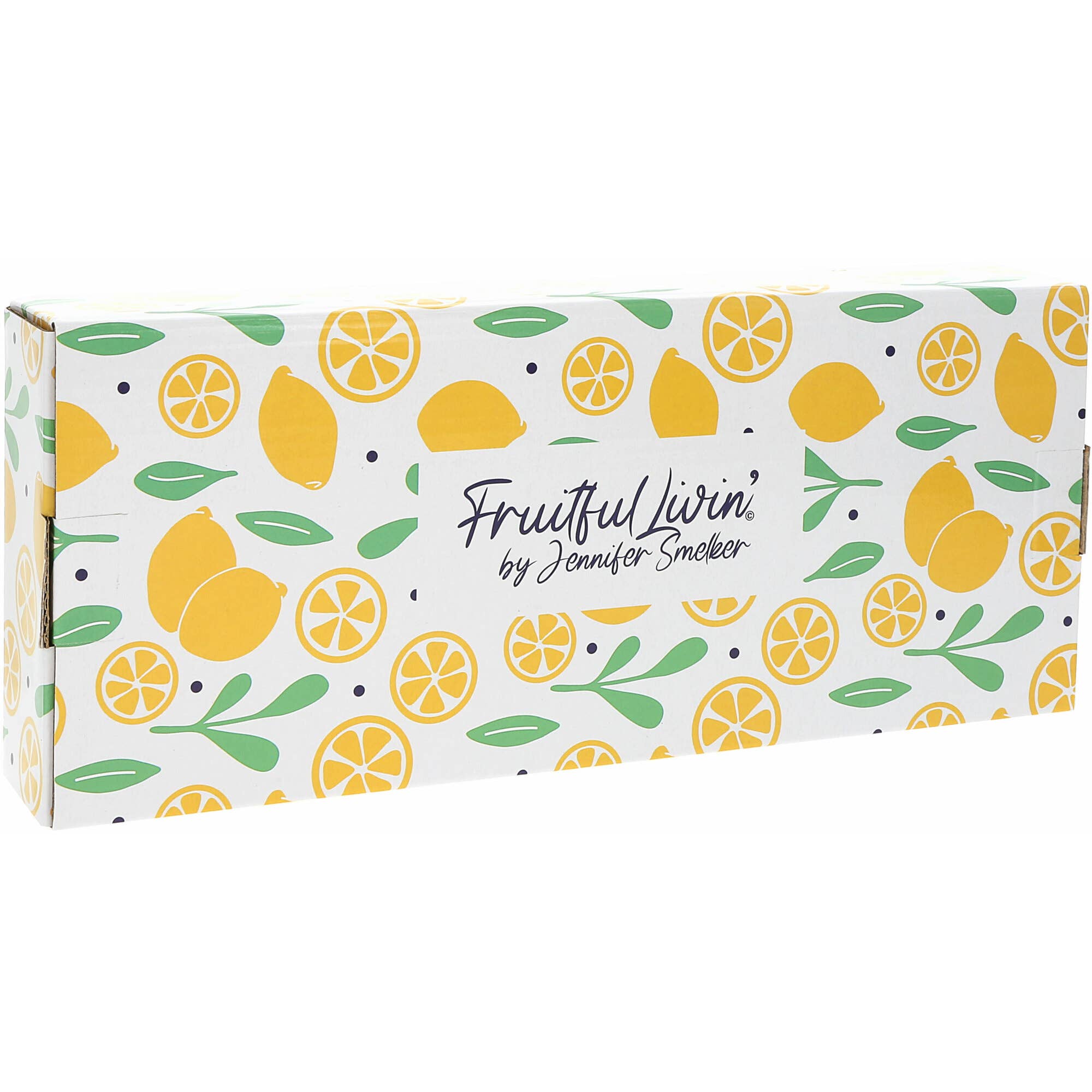 Pavilion - Wholesale Serving Tray - Lemons - 11" Glass Serving Tray with 3 Bowls8