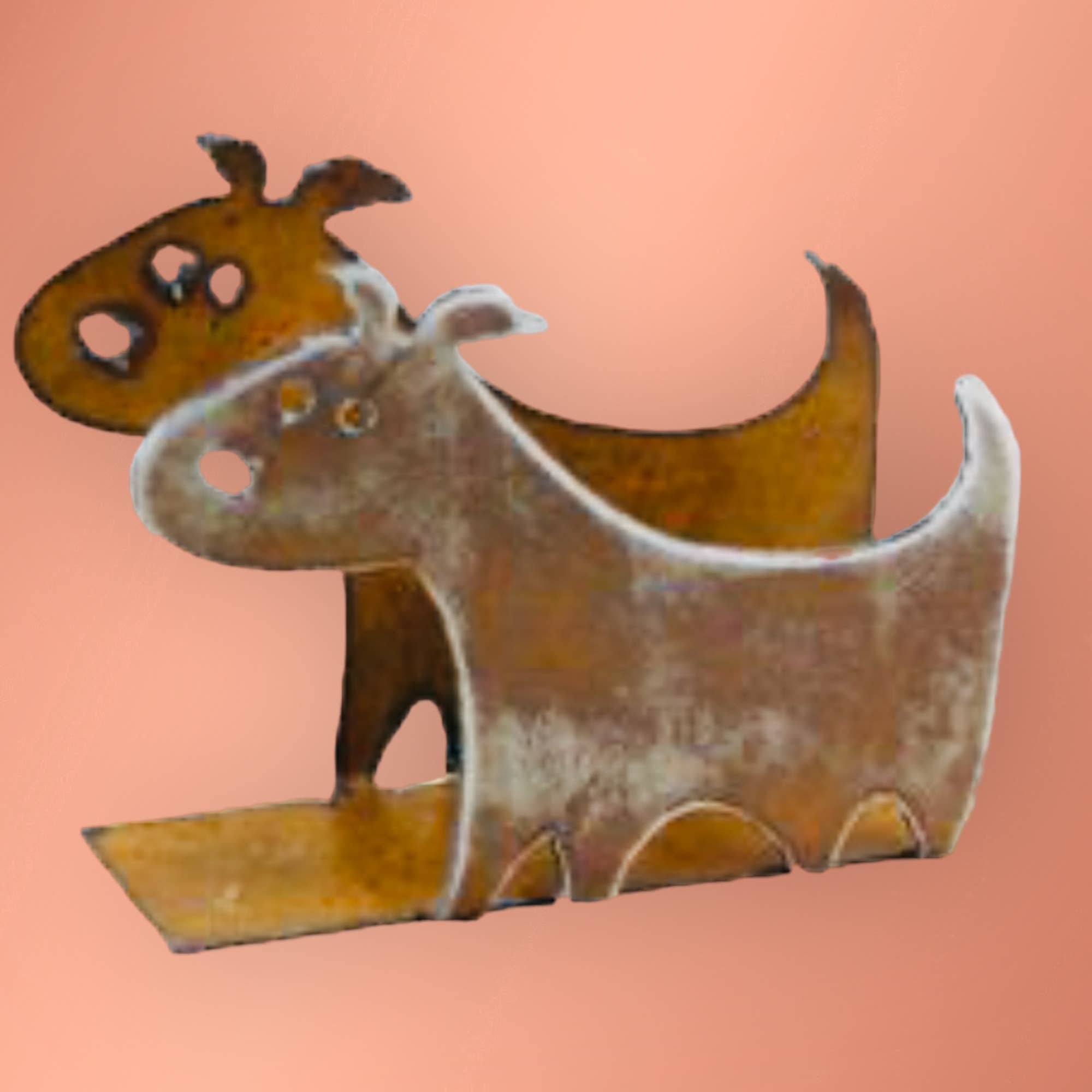 Whimsies - Wholesale Napkin Holder - Rustic metal napkin holder dog pet organization eco friendly3