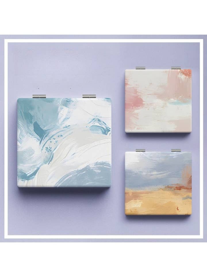 Mirroray - Minimalistische Olieverfschilderij Stijl Make-up Spiegel voor wholesale door WEST AUSSIE SUPPLIES