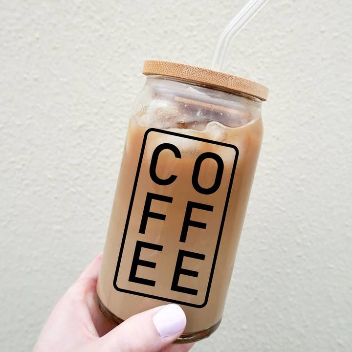 Verre à café glacé (VOIR LES OPTIONS) pour la vente par Mz Creations