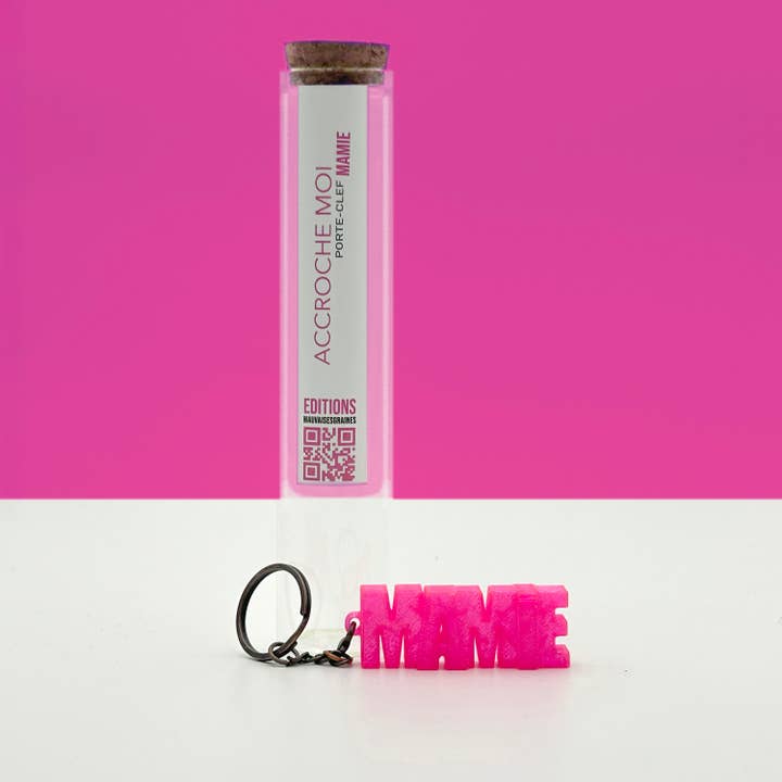 Boodschap sleutelhanger – OMA voor wholesale door MauvaisesGraines