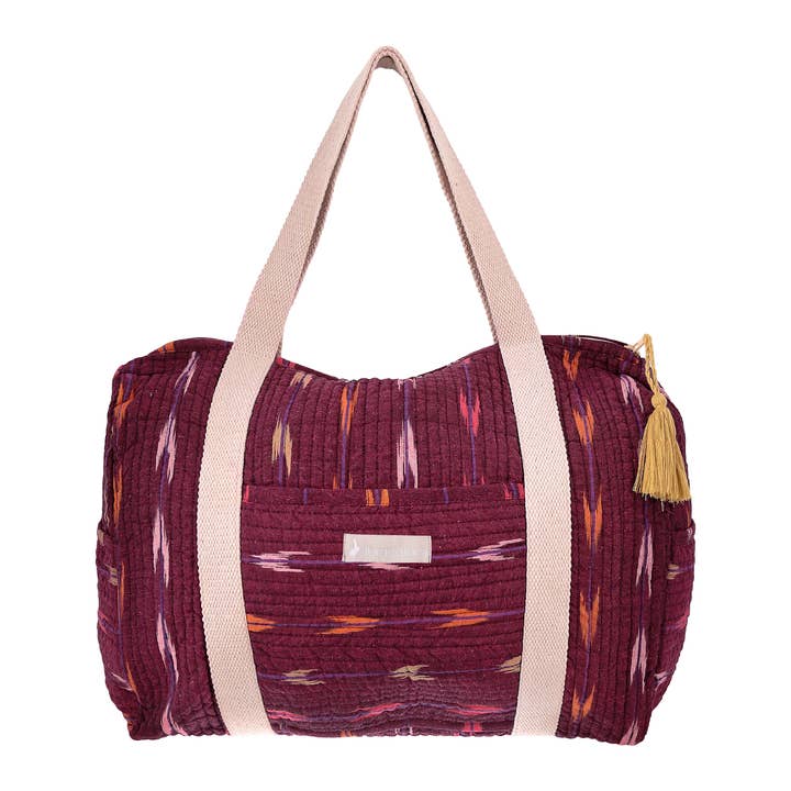 Ikat bougainvillea bag for wholesale by ABRACOLORS
