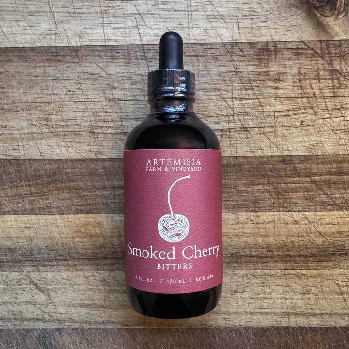 Smoked Cherry Bitters for wholesale by Artemisia Farm and Vineyard
