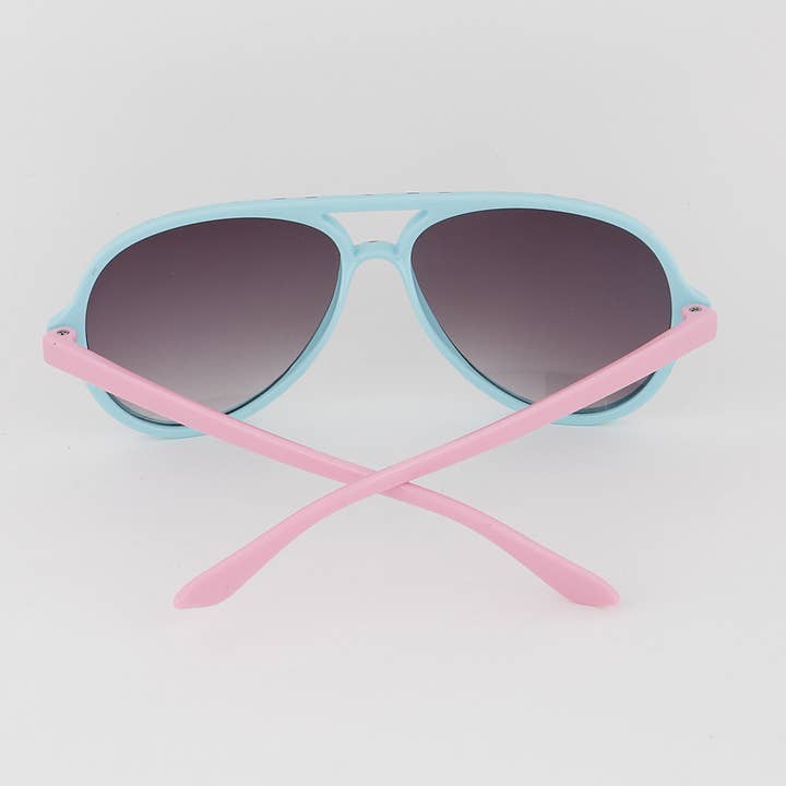 Mix Color KIDS Dot Aviator Sunglasses for wholesale on Faire