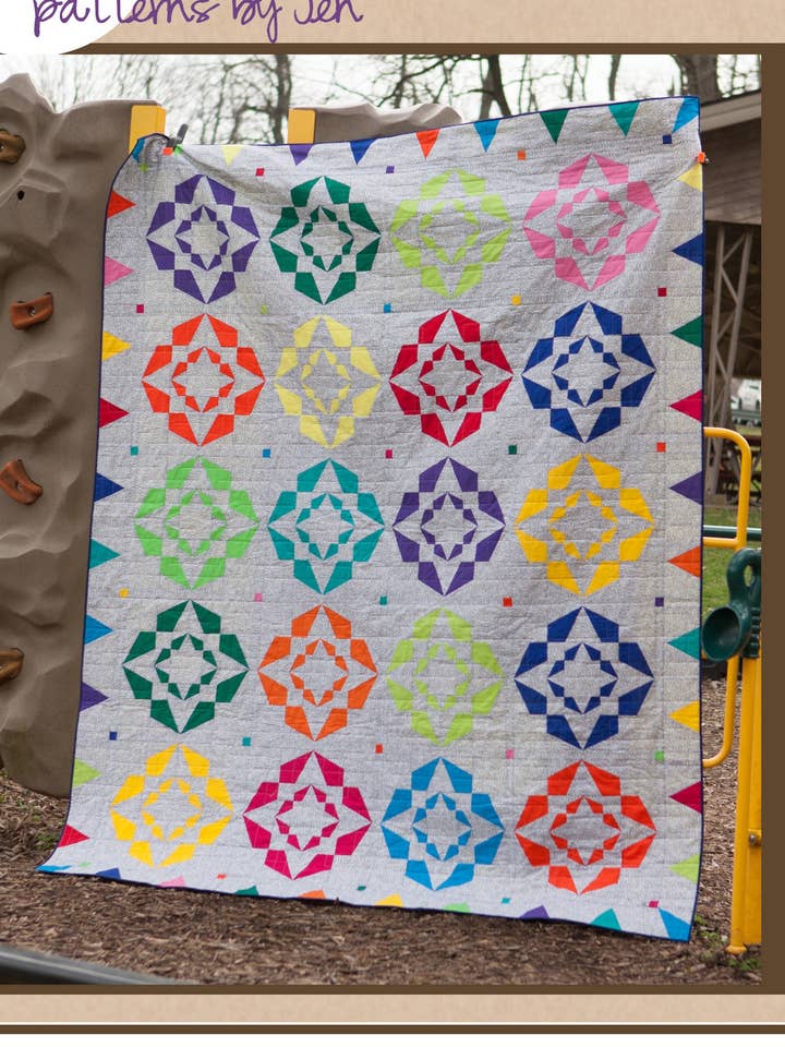 PBJ Softly Circled-110 dekbedontwerp voor wholesale door Patterns By Jen