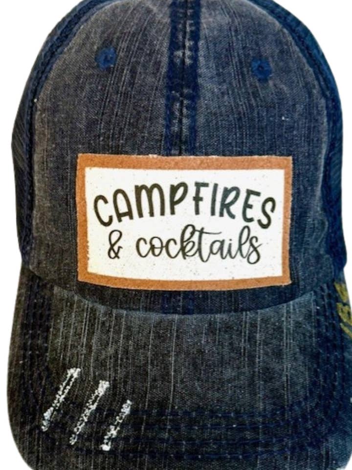 (184) "FALO' E COCKTAIL" CAPPELLO TRUCKER VISSUTO per la vendita all'ingrosso da parte di Jana's Flannels