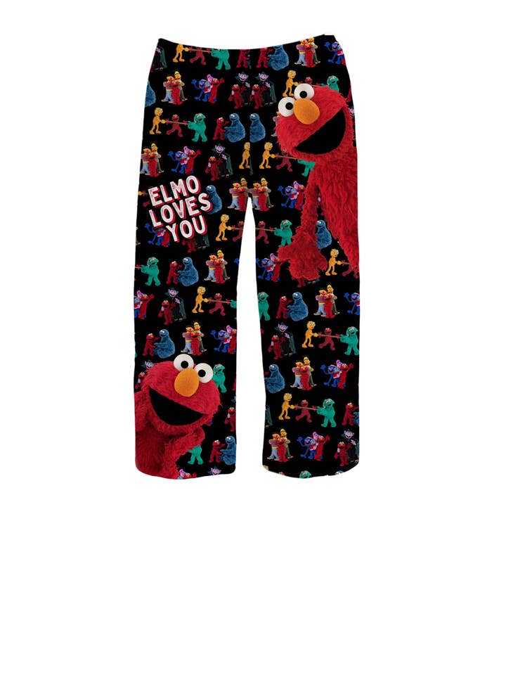 Brevemente Kids | Calças Sesame Street Elmo Lounge por atacado de BRIEF INSANITY