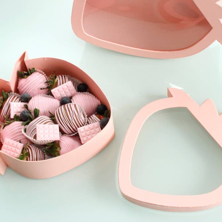 Elegant Design Supply - Wholesale Gift Box - Strawberry Shaped Gift Box19
