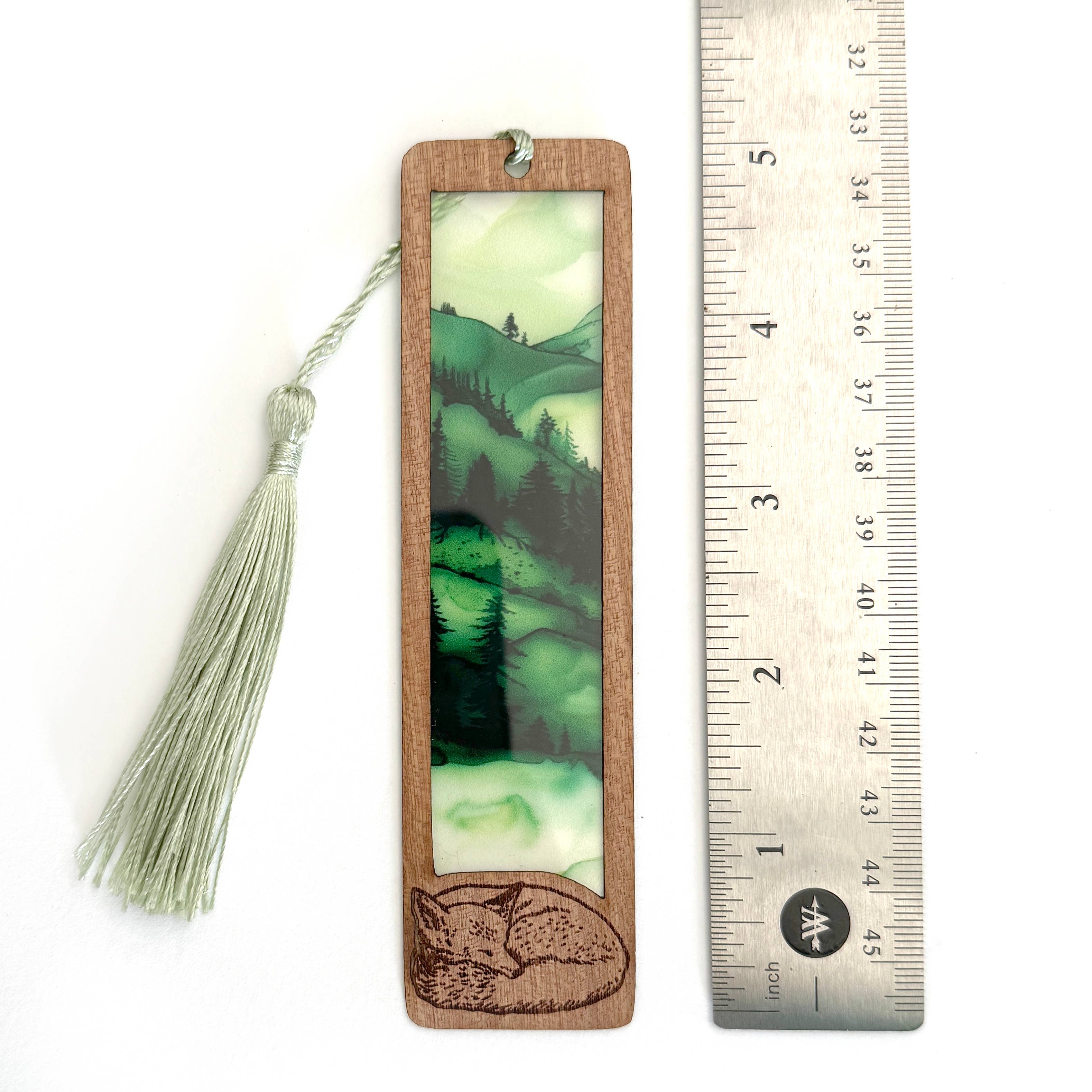 Art by Sharell - Wholesale Bookmark - Fox Bookmark | Wood & Acrylic Tassel Bookmark6