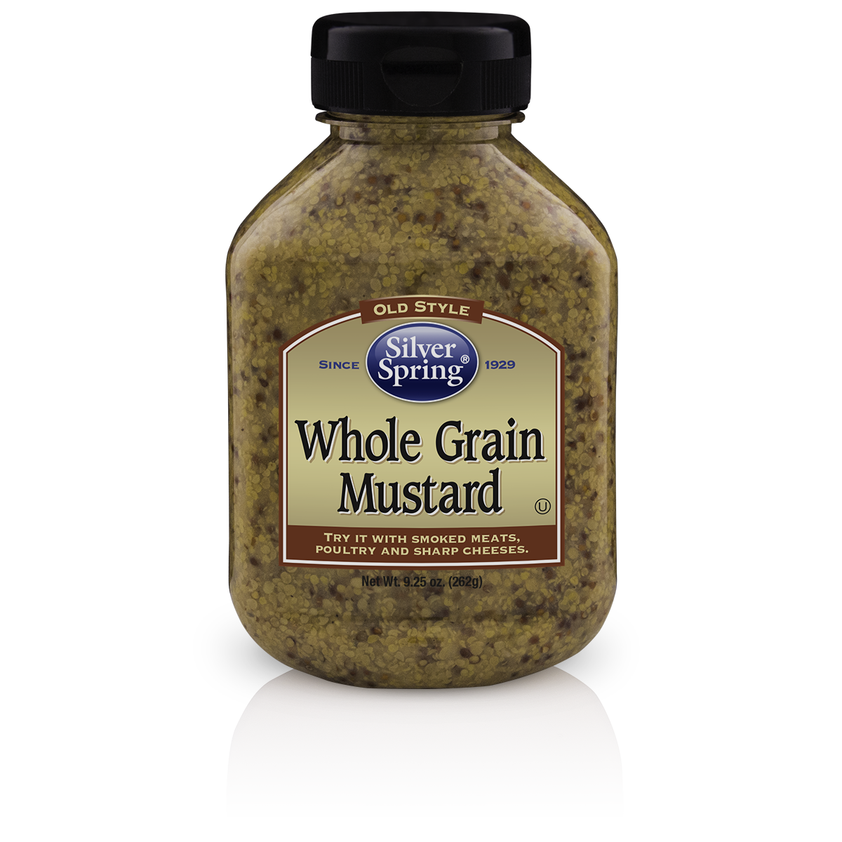 KeHE Distributors, LLC - Wholesale Everyday Greeting Card - Silver Springs Squeeze Bottle Wholegrain Stone Ground Mustard, 9.25 OZ (Pack of 9)0