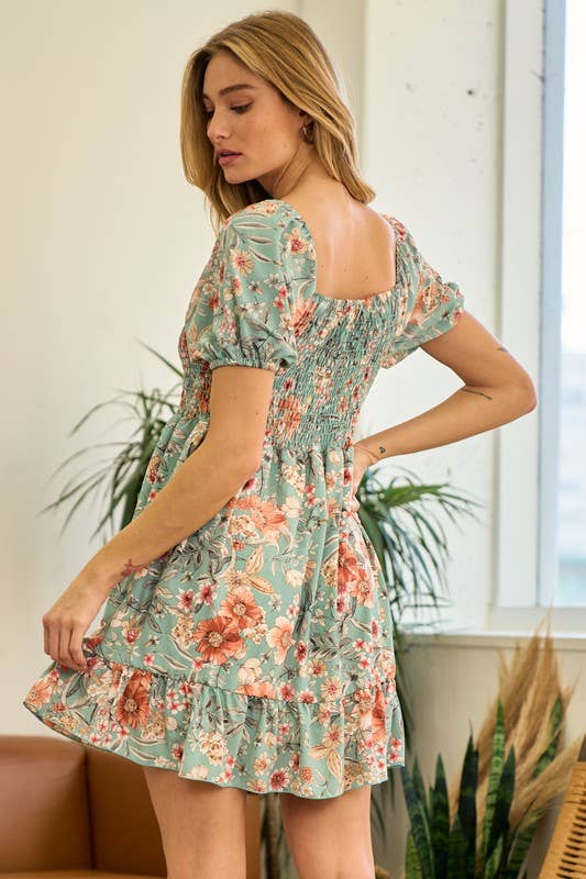 lovely melody - Wholesale Dress - Women's - LMD5363-TEA TIME PARTY FLORAL DRESS9