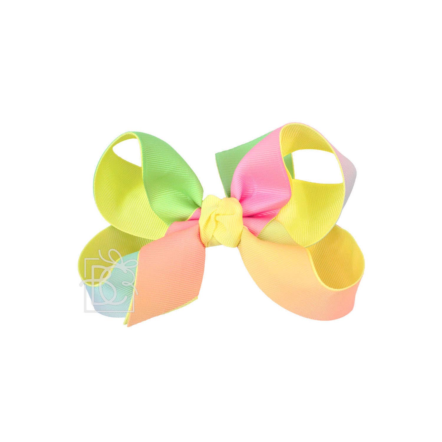 Beyond Creations, LLC - Venta al por mayor Lazo para el pelo - Niños - ARCO IRIS EN CAPAS EN CLIP5