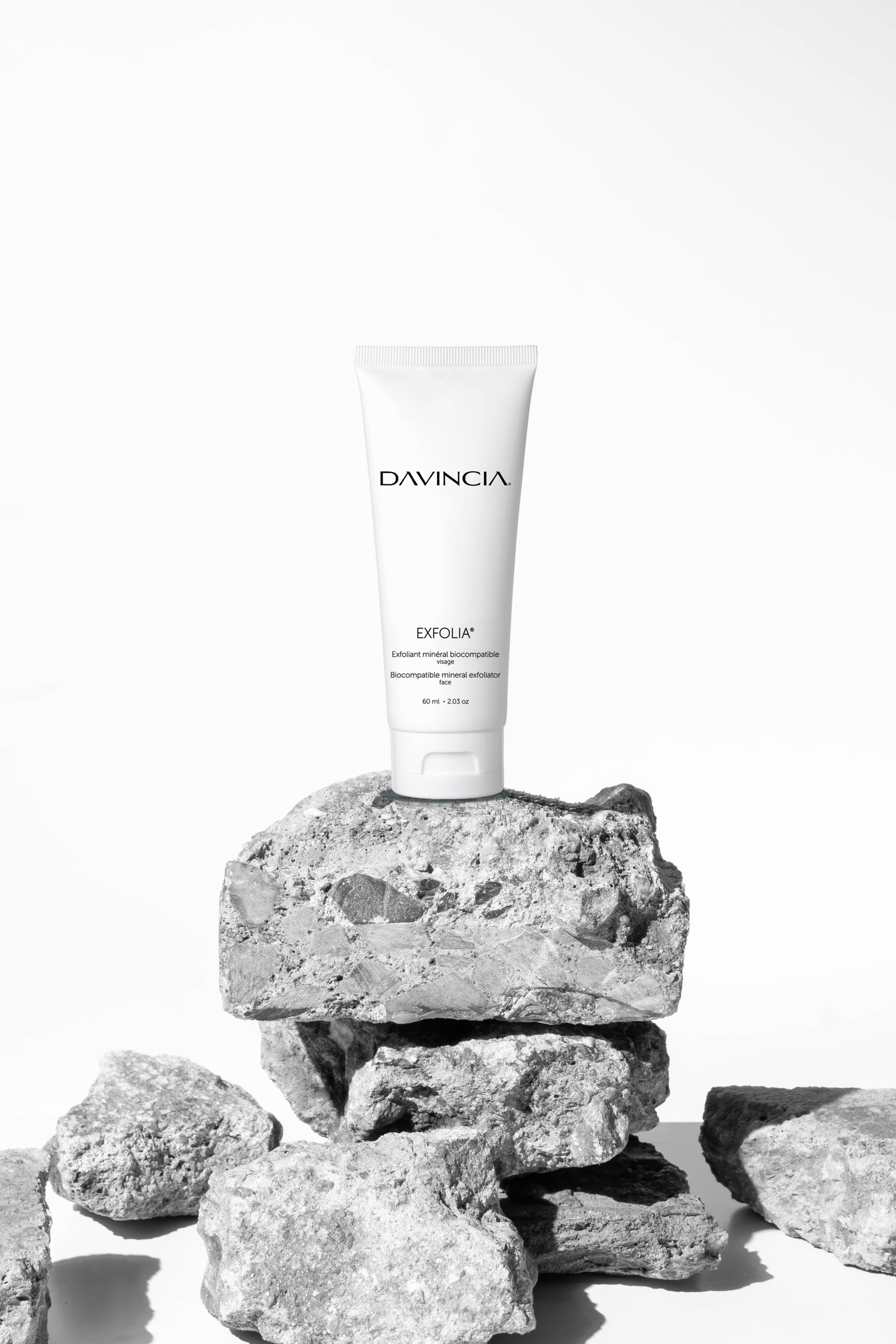 Davincia – Engroshandel Ansigtspeeling – EXFOLIA · Biokompatibel mineraleksfoliator