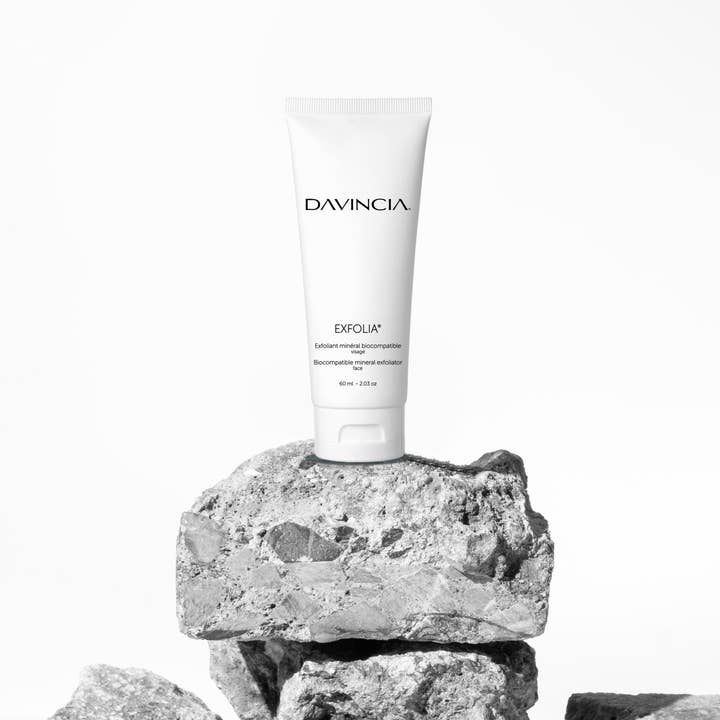 Davincia – Esfoliante facial por atacado – EXFOLIA · Esfoliante mineral biocompatível