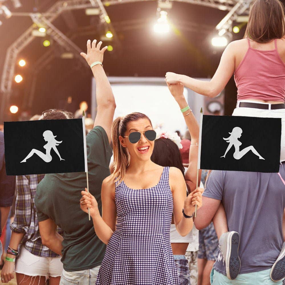 Flags Importer - Wholesale Flag - The Lady 12x18in Stick Flag1