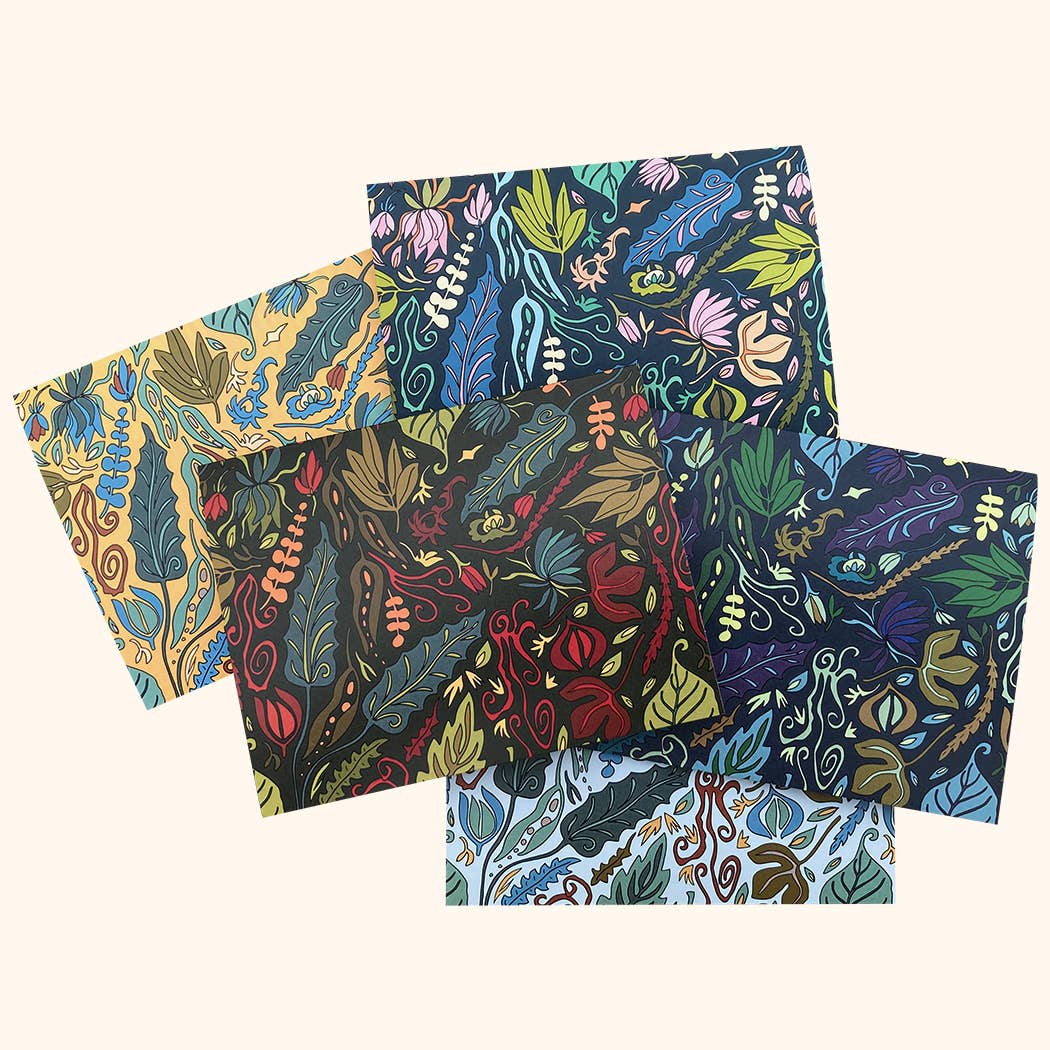 J. Andrews Art & Design - Wholesale Stationery/Notecard Set - Nice Notes - Boxed Set of 5 - 100% Recycled Paper3