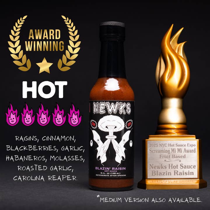 Newks Xtra Het Blazin' Raisin Sås för wholesale av Newks Hot Sauce