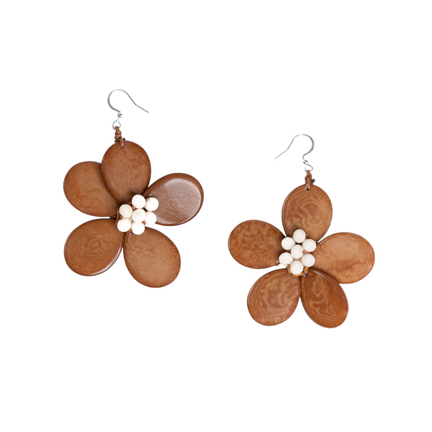 Organic Tagua Jewelry - Wholesale Dangle Earrings - Bethany Earrings0