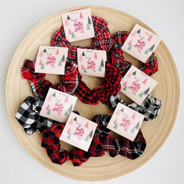 Tiny Gift Society - Wholesale Scrunchie - Women's - Holiday Thank You Gift Christmas Scrunchie Stocking Stuffer